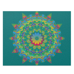 Mandala Art Puzzle: Colorful Flower Design Puzzle - Blululi