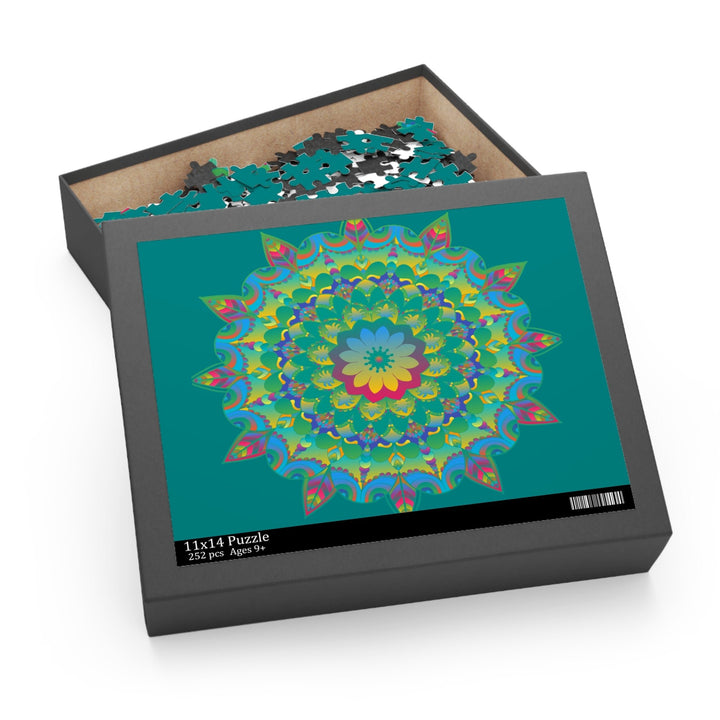 Mandala Art Puzzle: Colorful Flower Design Puzzle - Blululi