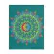 Mandala Art Puzzle: Colorful Flower Design Puzzle - Blululi