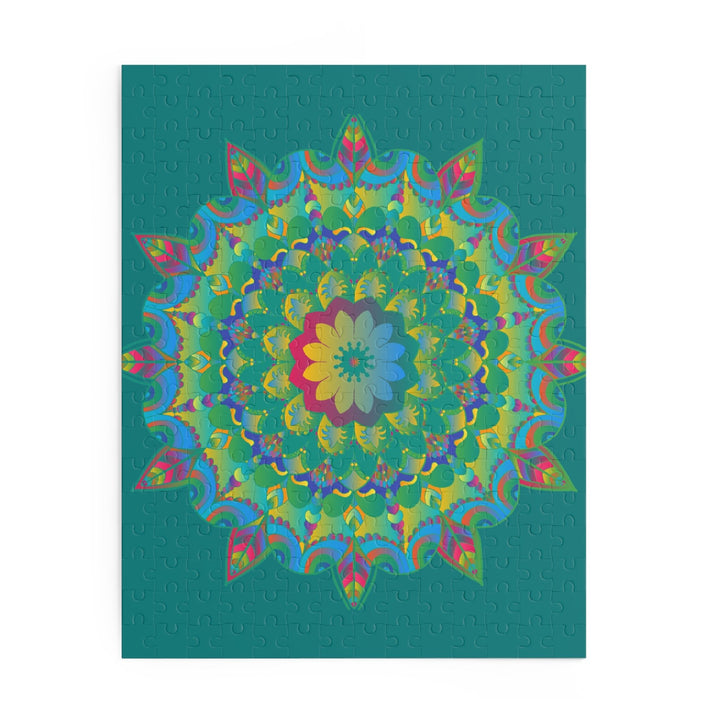 Mandala Art Puzzle: Colorful Flower Design Puzzle - Blululi