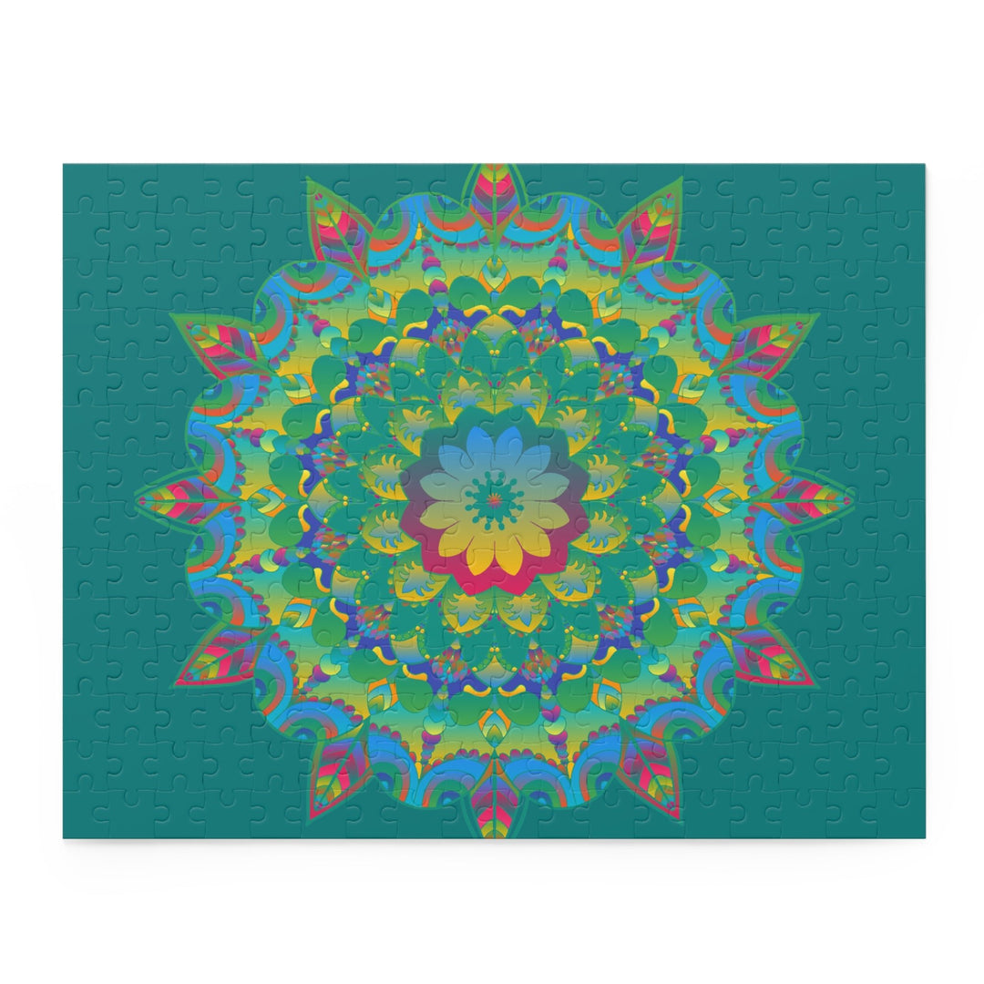 Mandala Art Puzzle: Colorful Flower Design Puzzle - Blululi