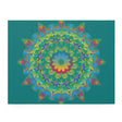 Mandala Art Puzzle: Colorful Flower Design Puzzle - Blululi