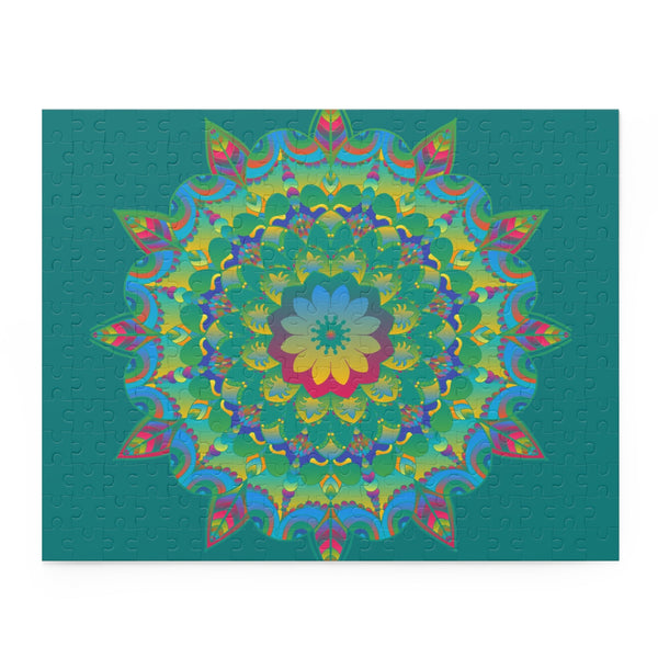 Mandala Art Puzzle: Colorful Flower Design Puzzle - Blululi