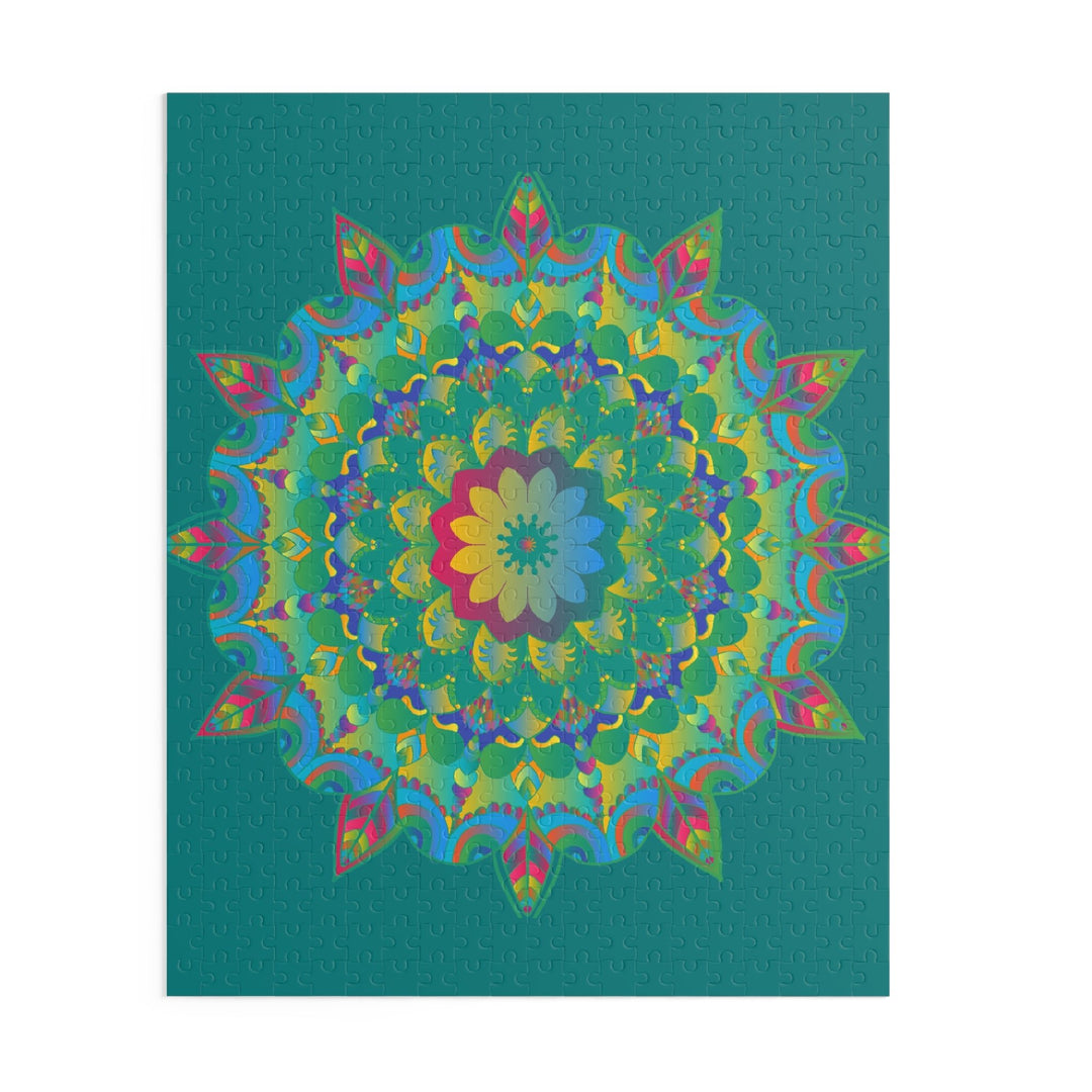 Mandala Art Puzzle: Colorful Flower Design Puzzle - Blululi