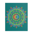 Mandala Art Puzzle: Colorful Flower Design Puzzle - Blululi
