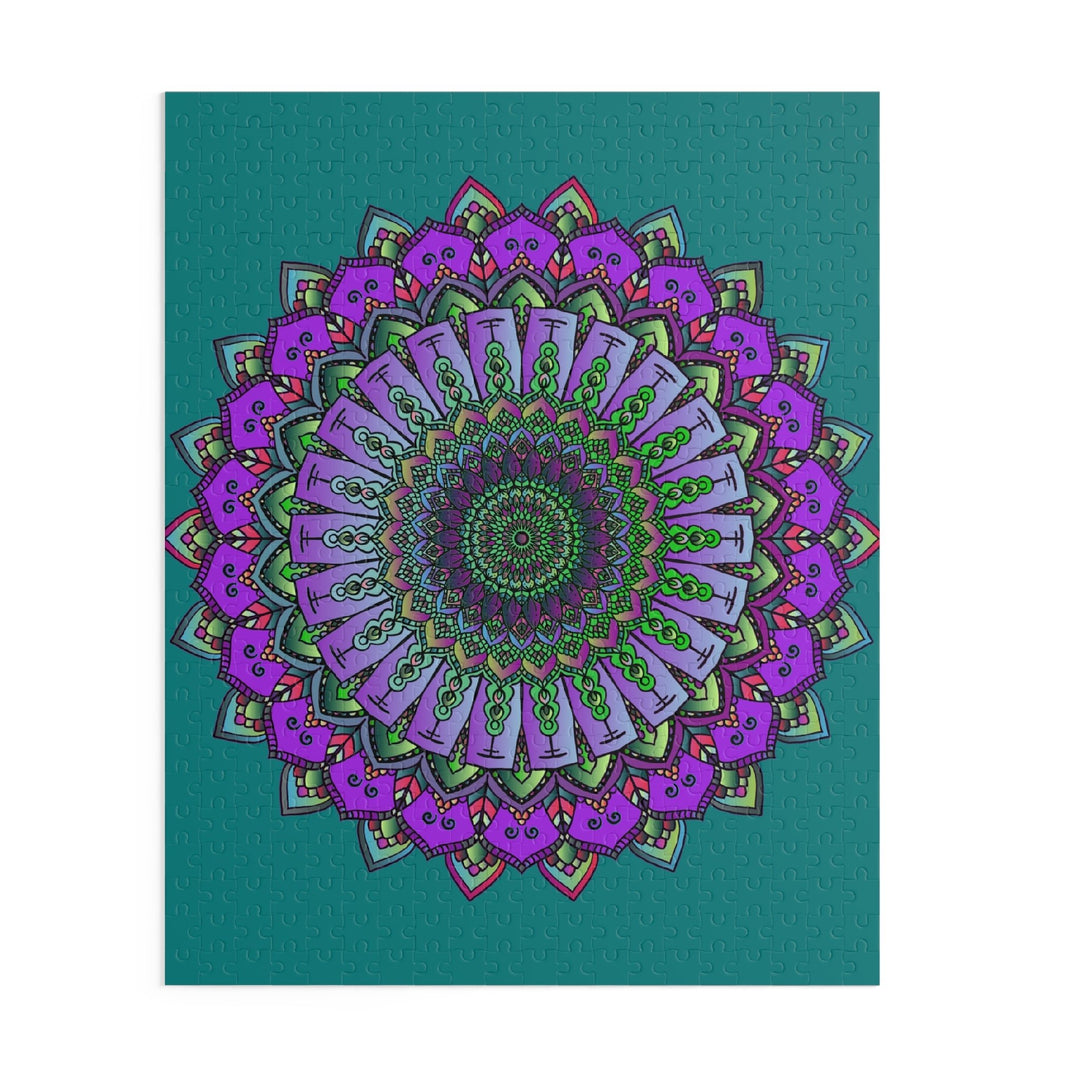 Mandala Art Puzzle: Colorful Geometric Design Puzzle - Blululi