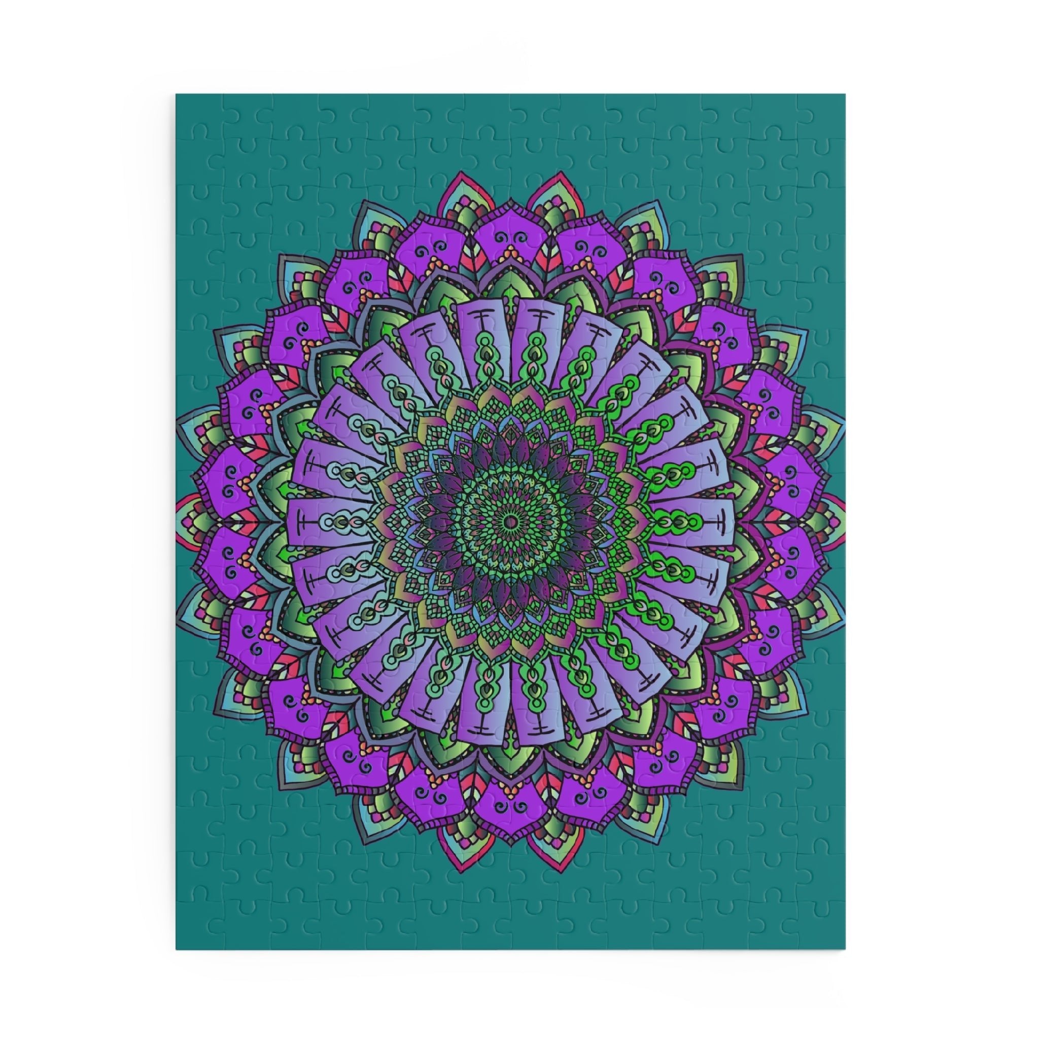 Mandala Art Puzzle: Colorful Geometric Design Puzzle - Blululi