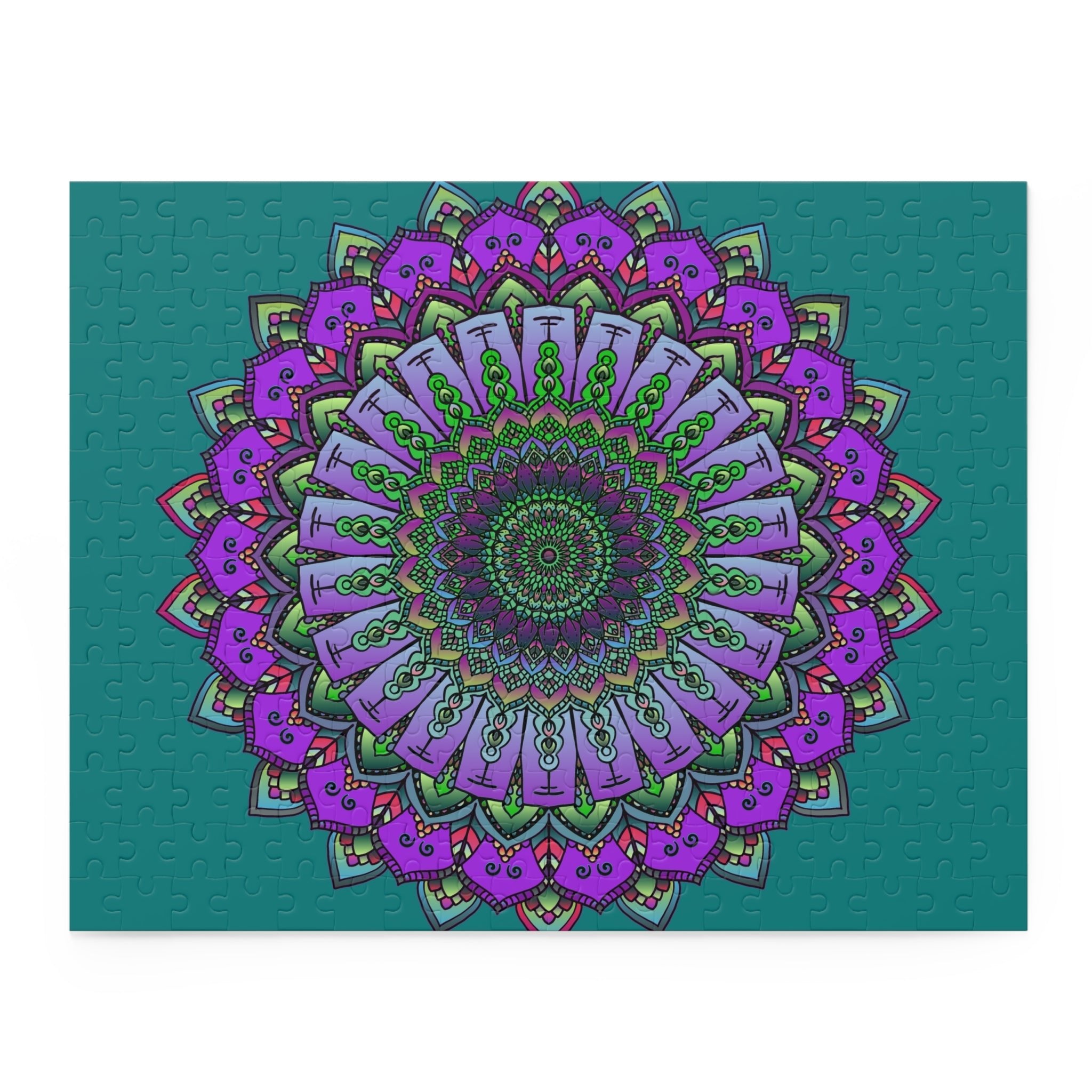 Mandala Art Puzzle: Colorful Geometric Design Puzzle - Blululi