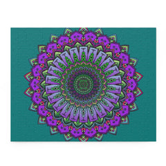 Mandala Art Puzzle: Colorful Geometric Design Puzzle - Blululi