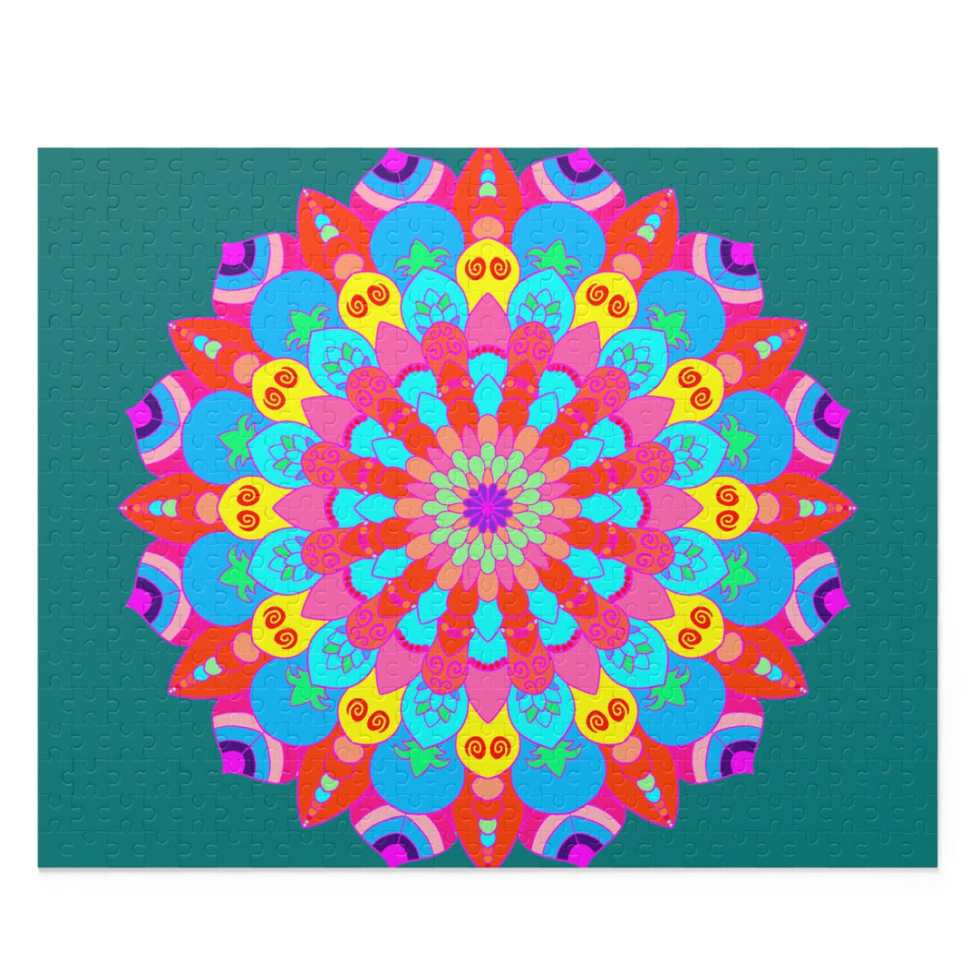 Mandala Art Puzzle - Colorful, Hand - Drawn Design Puzzle - Blululi