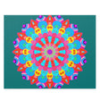 Mandala Art Puzzle - Colorful, Hand - Drawn Design Puzzle - Blululi