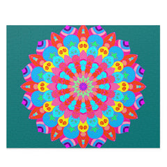 Mandala Art Puzzle - Colorful, Hand - Drawn Design Puzzle - Blululi