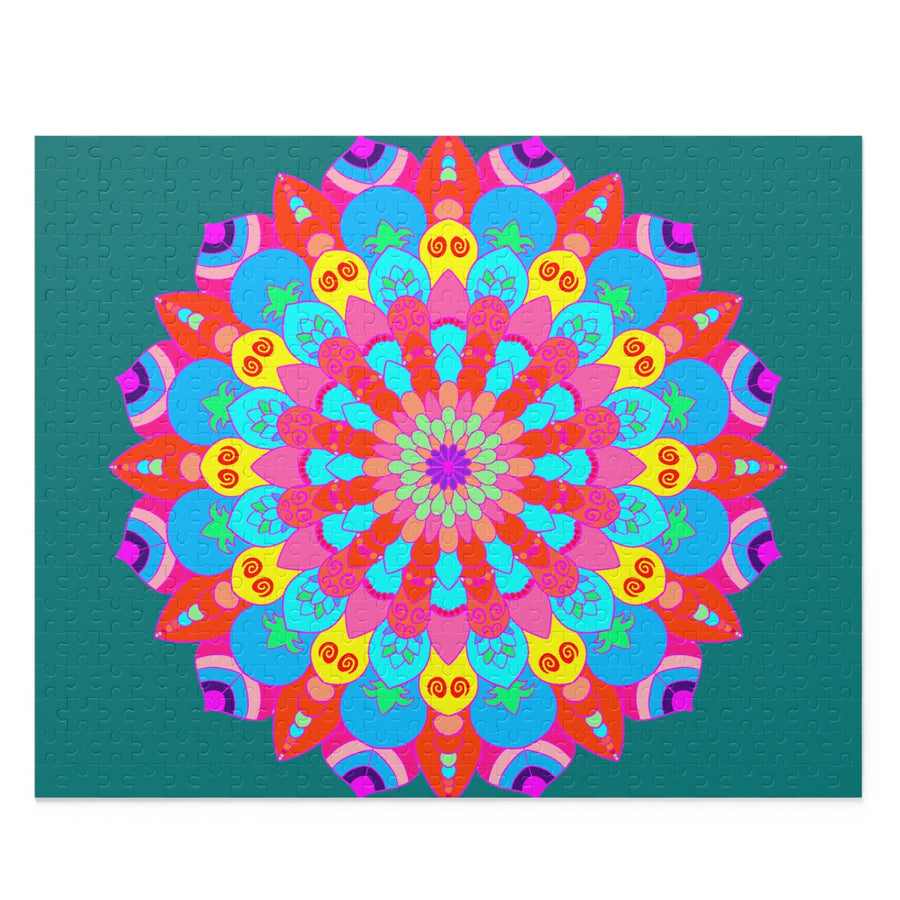 Mandala Art Puzzle - Colorful, Hand - Drawn Design Puzzle - Blululi