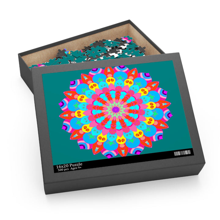 Mandala Art Puzzle - Colorful, Hand - Drawn Design Puzzle - Blululi