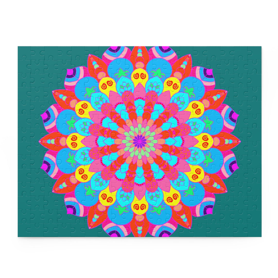 Mandala Art Puzzle - Colorful, Hand - Drawn Design Puzzle - Blululi