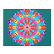 Mandala Art Puzzle - Colorful, Hand - Drawn Design Puzzle - Blululi