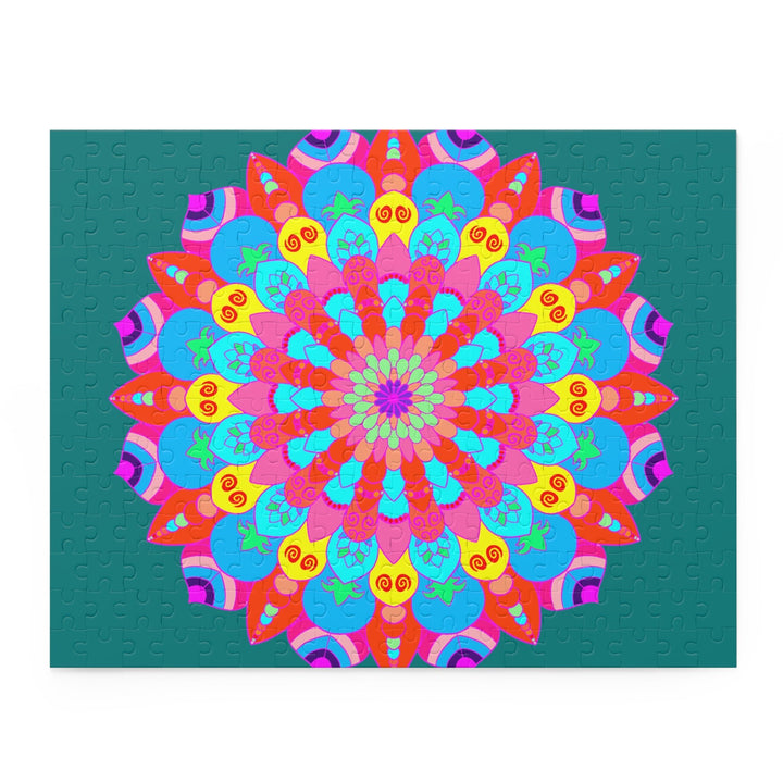 Mandala Art Puzzle - Colorful, Hand - Drawn Design Puzzle - Blululi