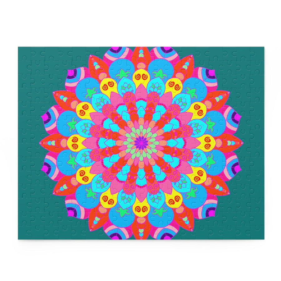 Mandala Art Puzzle - Colorful, Hand - Drawn Design Puzzle - Blululi
