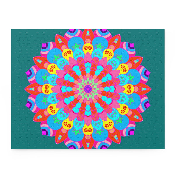 Mandala Art Puzzle - Colorful, Hand - Drawn Design Puzzle - Blululi