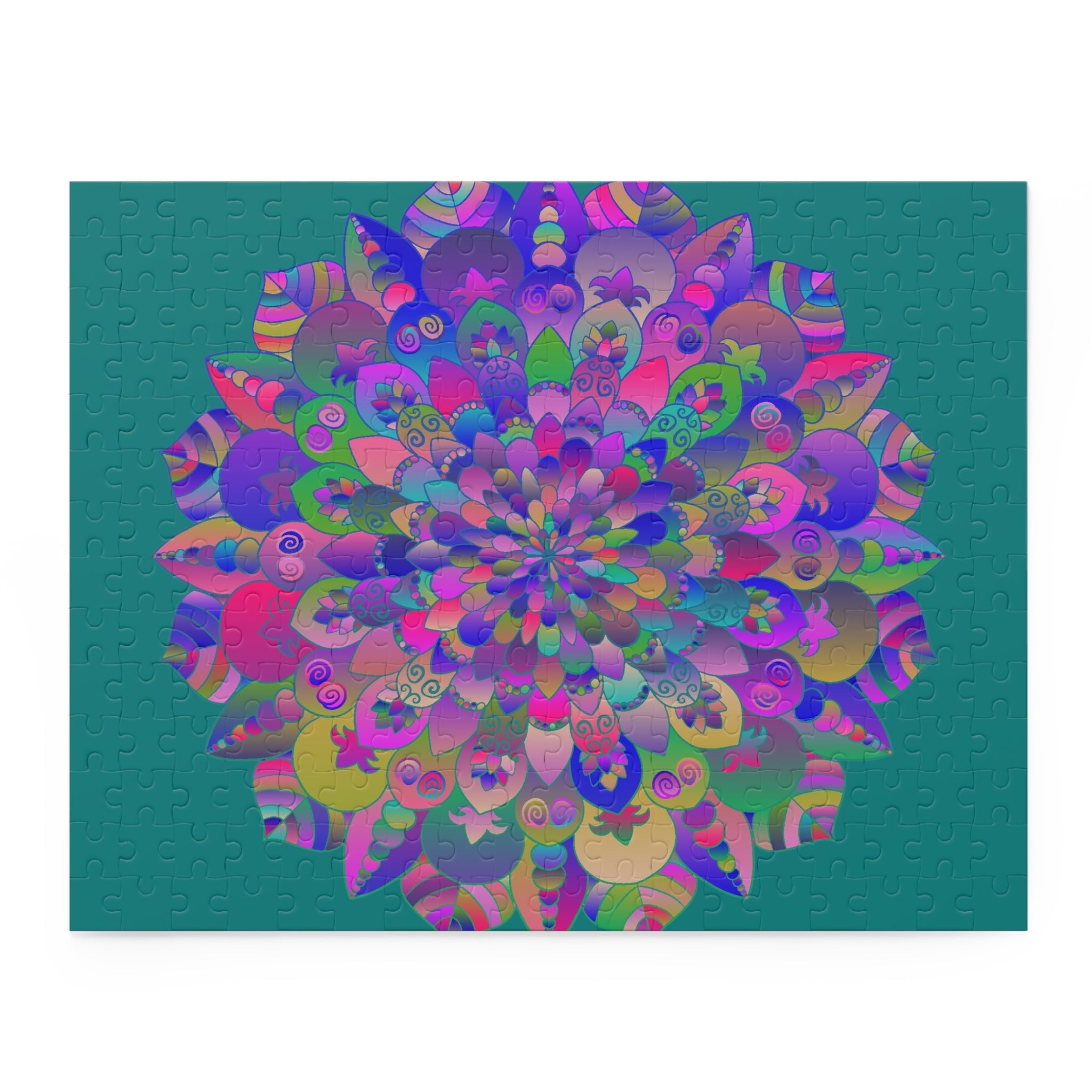 Mandala Art Puzzle: Colorful Meditation 252/500 Pieces Puzzle - Blululi