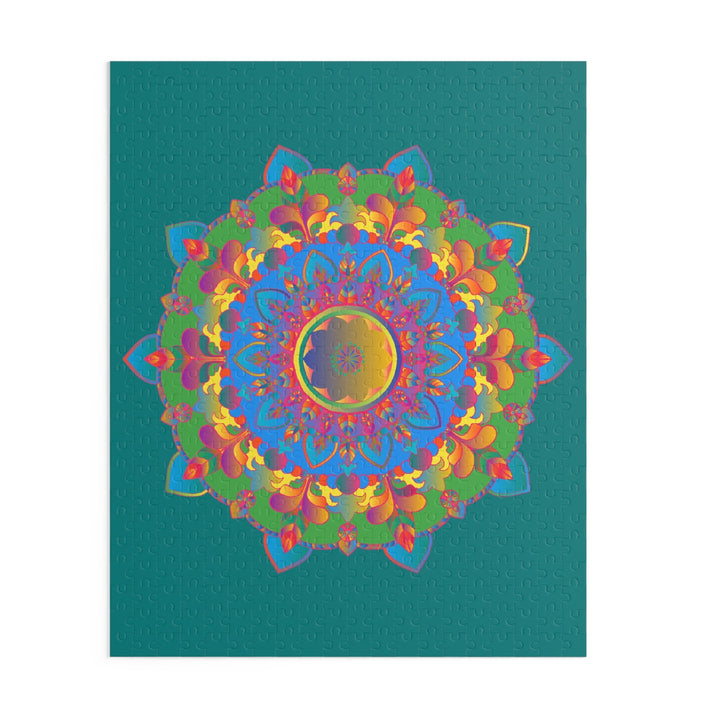 Mandala Art Puzzle - Hand - Drawn, 252 & 500 Pieces Puzzle - Blululi