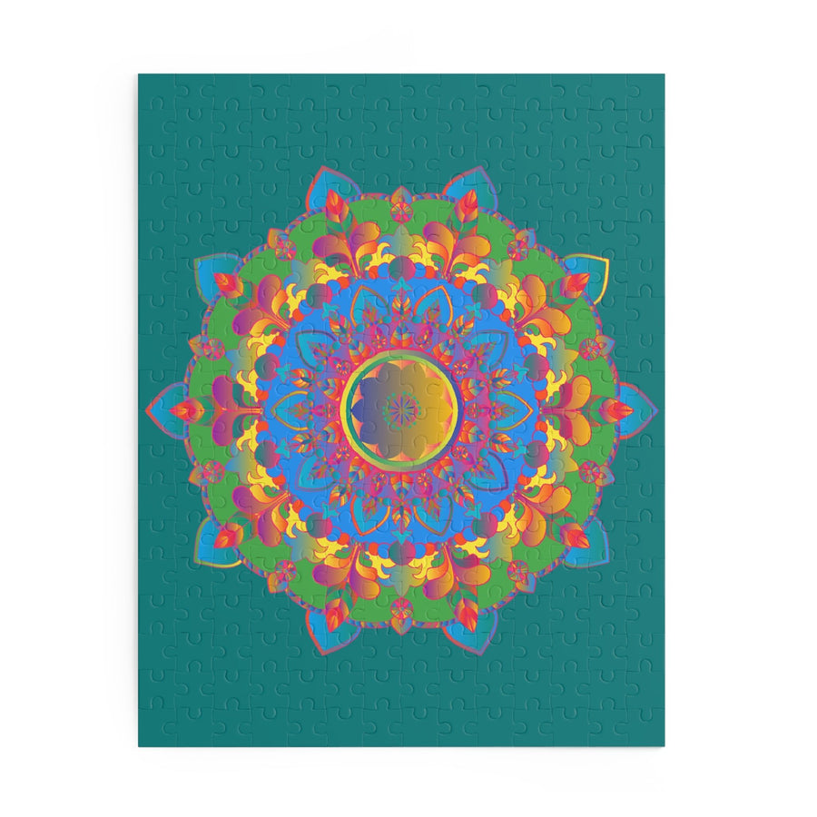Mandala Art Puzzle - Hand - Drawn, 252 & 500 Pieces Puzzle - Blululi