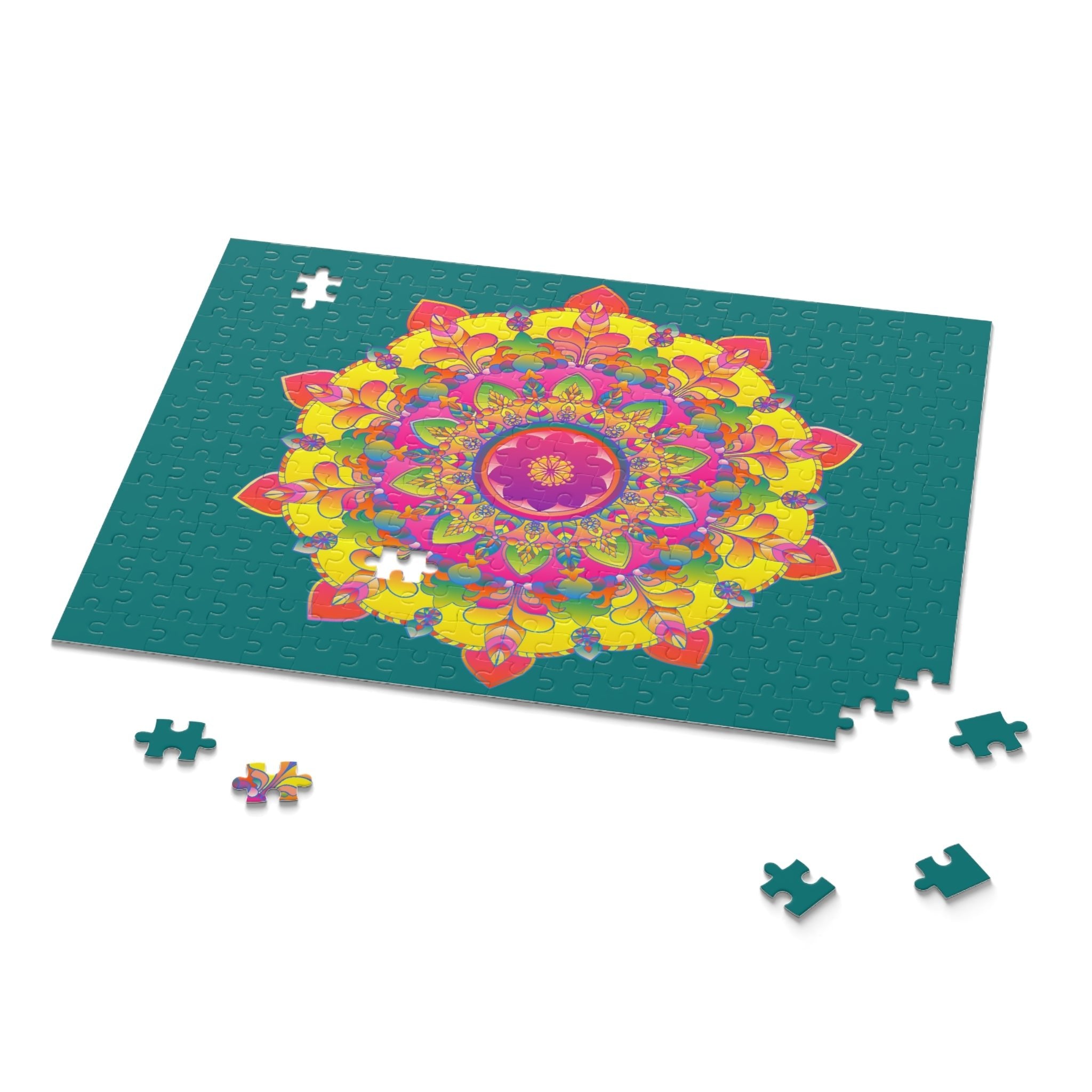 Mandala Art Puzzle - Hand - Drawn 252/500 Pieces Puzzle - Blululi