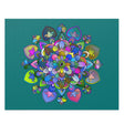 Mandala Art Puzzle - Hand - Drawn, 252/500 Pieces Puzzle - Blululi