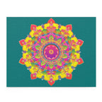 Mandala Art Puzzle - Hand - Drawn 252/500 Pieces Puzzle - Blululi