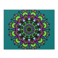 Mandala Art Puzzle - Hand - Drawn Intricate Design Puzzle - Blululi