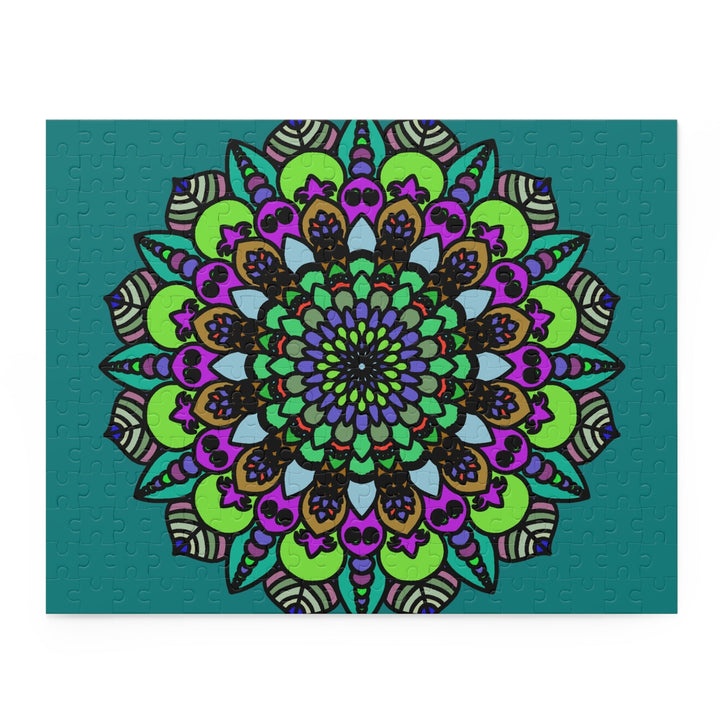 Mandala Art Puzzle - Hand - Drawn Intricate Design Puzzle - Blululi