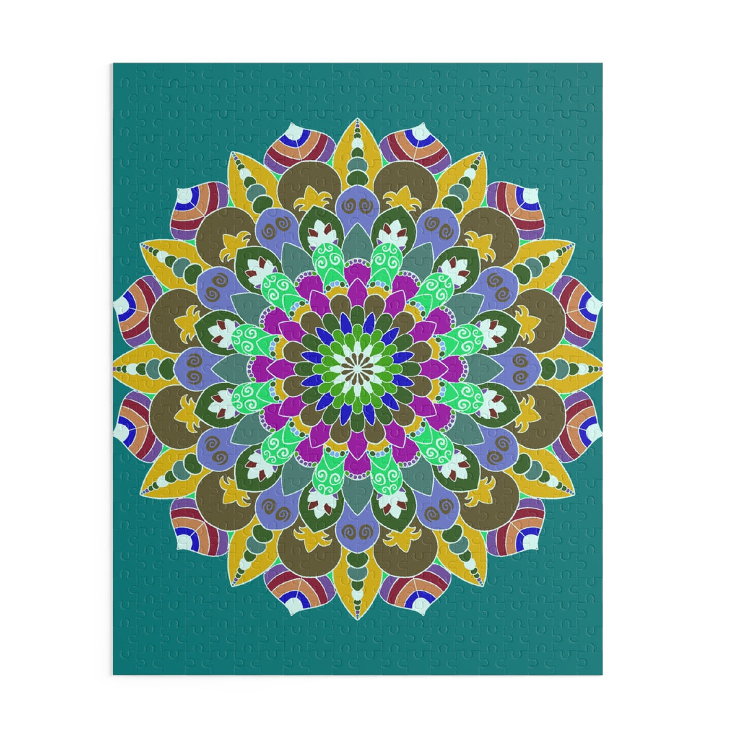 Mandala Art Puzzle - Hand - Drawn Intricate Design Puzzle - Blululi