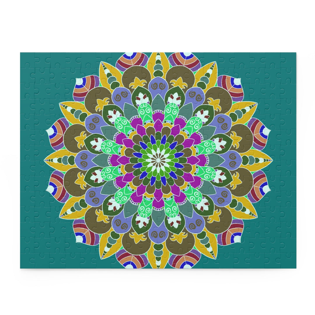 Mandala Art Puzzle - Hand - Drawn Intricate Design Puzzle - Blululi