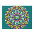 Mandala Art Puzzle - Hand - Drawn Intricate Design Puzzle - Blululi