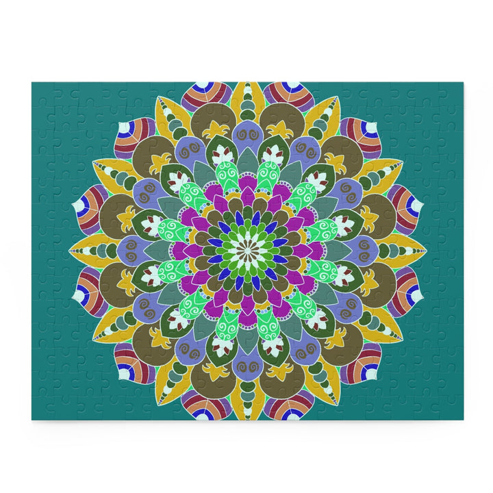 Mandala Art Puzzle - Hand - Drawn Intricate Design Puzzle - Blululi