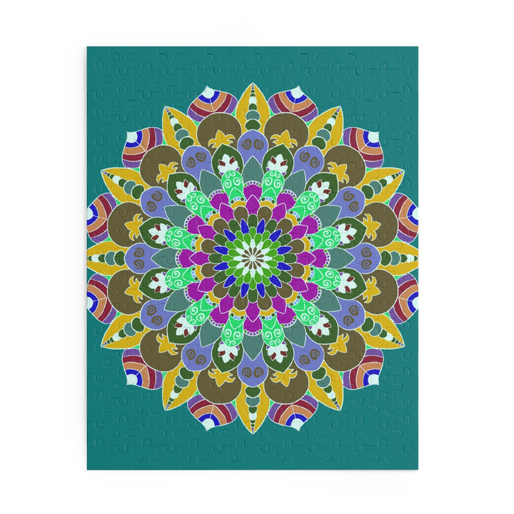 Mandala Art Puzzle - Hand - Drawn Intricate Design Puzzle - Blululi