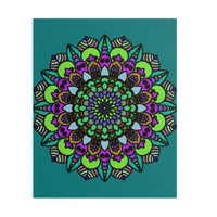 Mandala Art Puzzle - Hand - Drawn Intricate Design Puzzle - Blululi