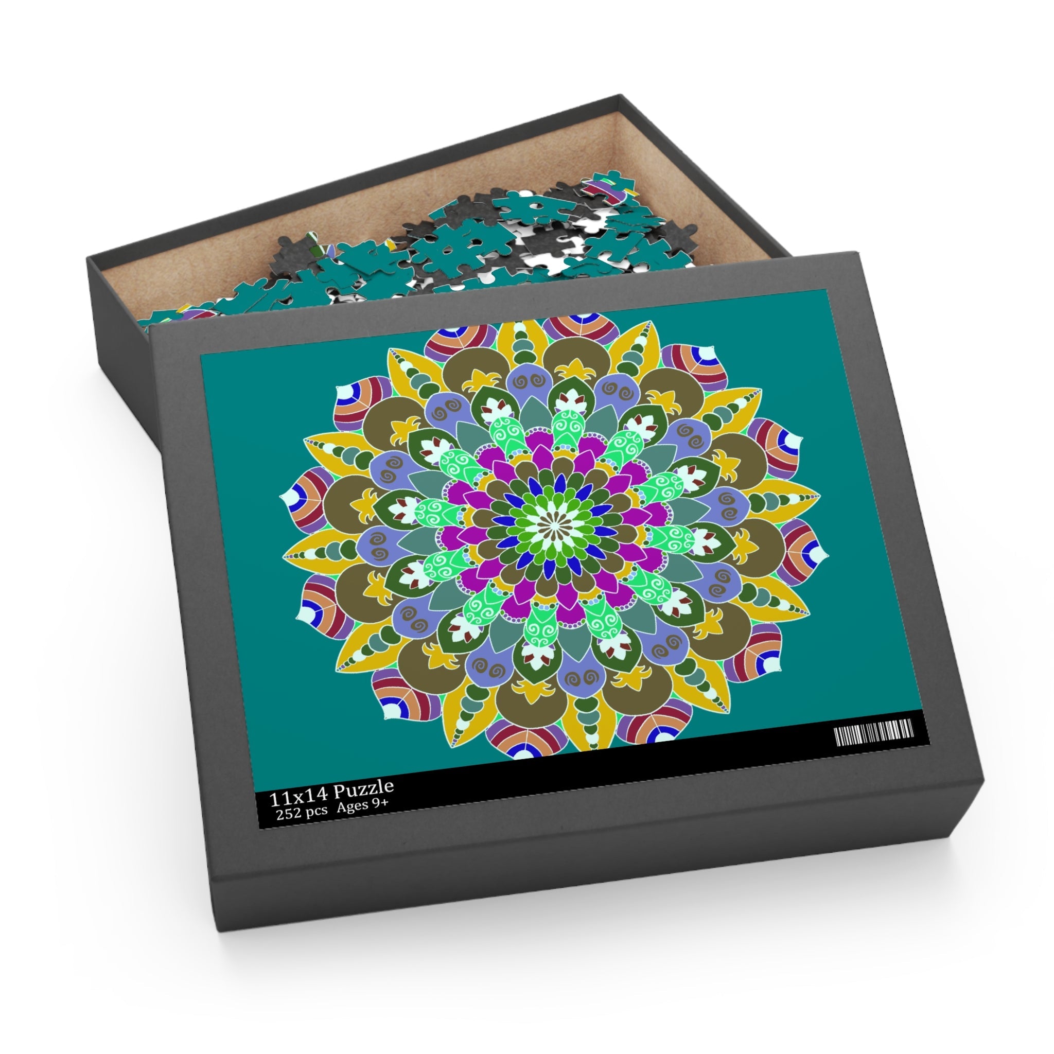 Mandala Art Puzzle - Hand - Drawn Intricate Design Puzzle - Blululi