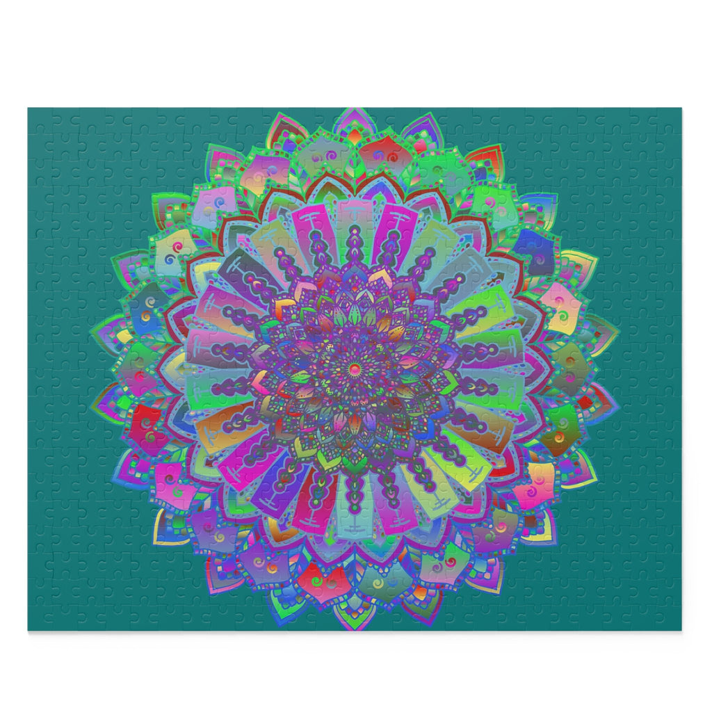 Mandala Art Puzzle - Intricate Design, 252/500 Pieces Puzzle - Blululi