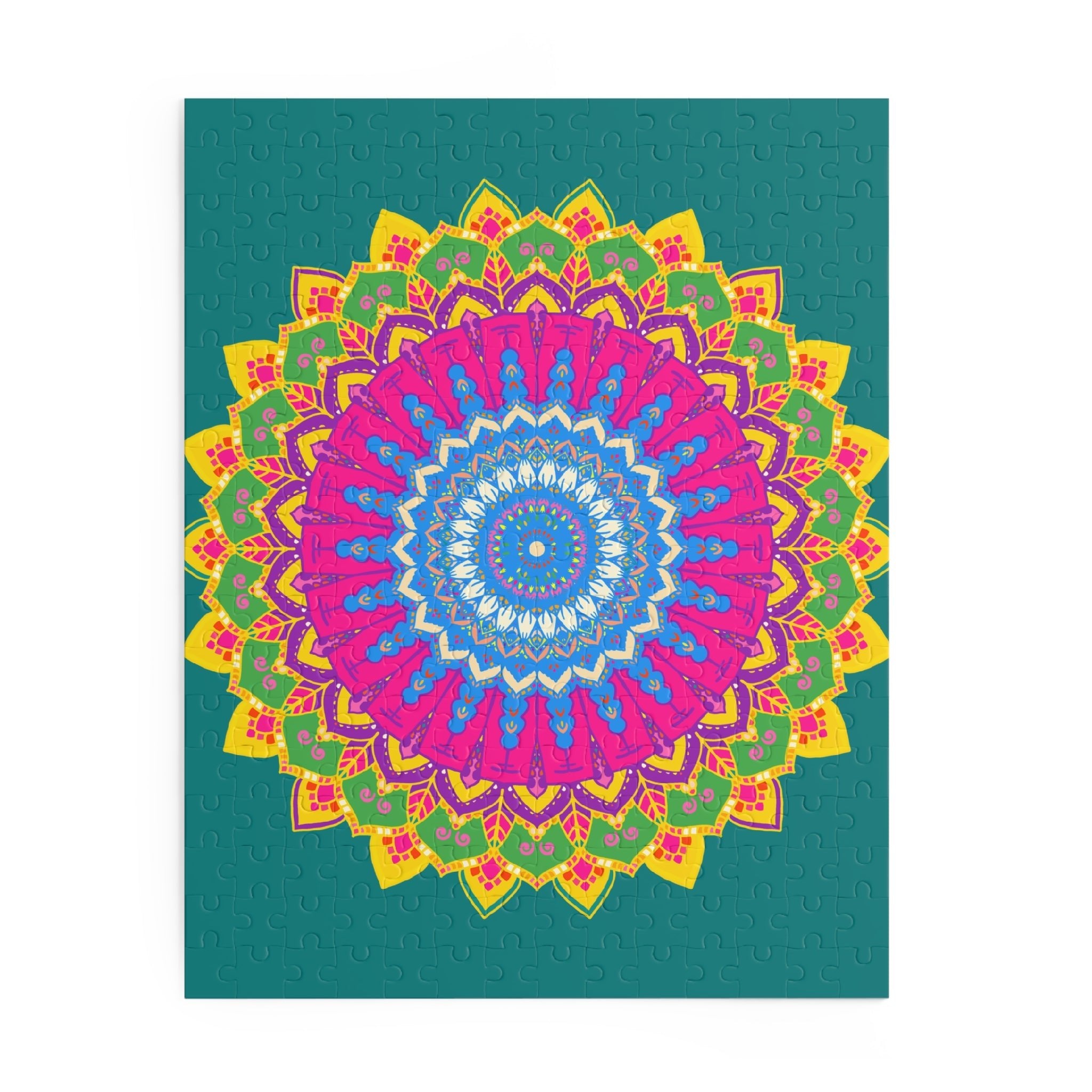 Mandala Art Puzzle - Intricate Design - 252/500 Pieces Puzzle - Blululi