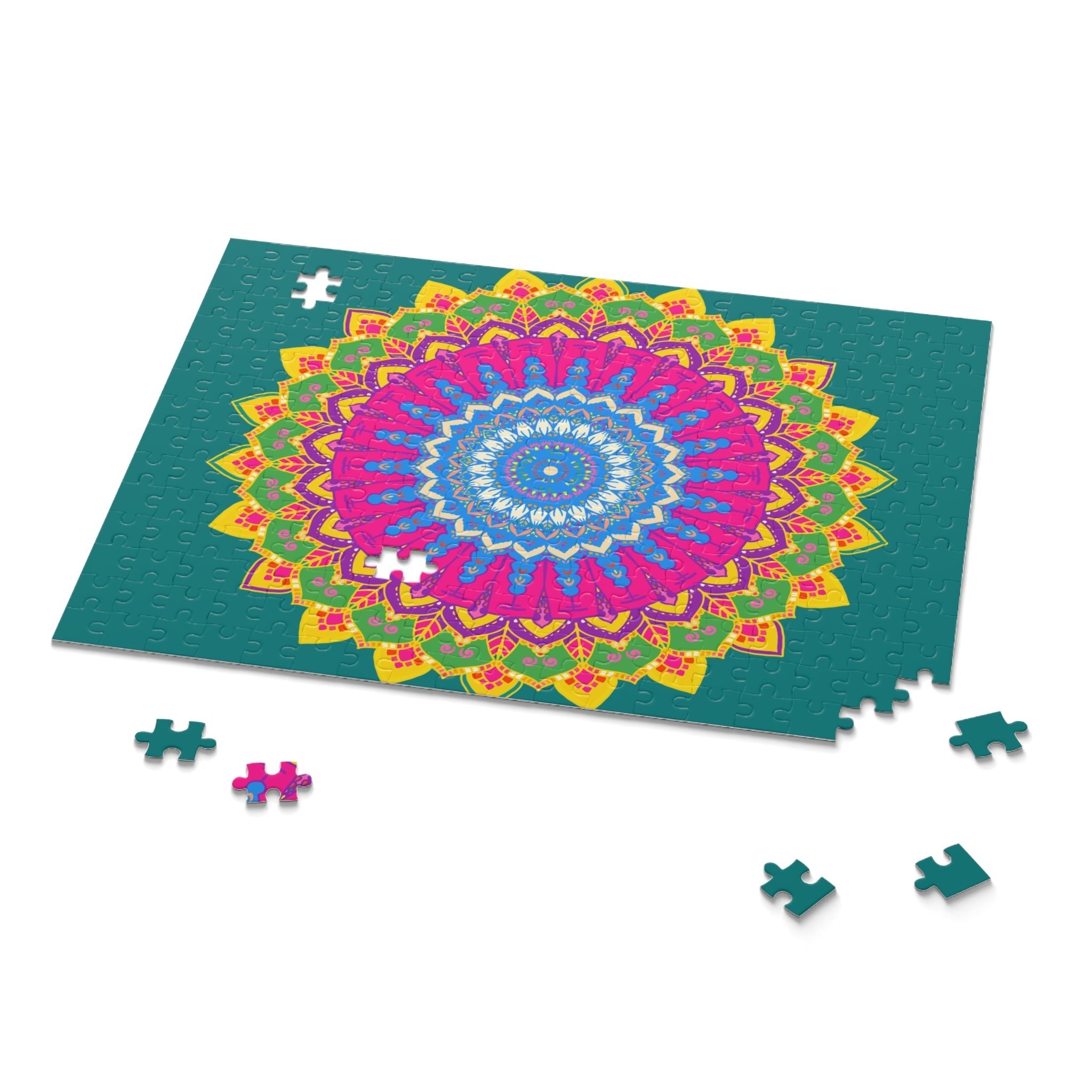 Mandala Art Puzzle - Intricate Design - 252/500 Pieces Puzzle - Blululi