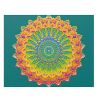 Mandala Art Puzzle - Intricate Design, 252/500 Pieces Puzzle - Blululi