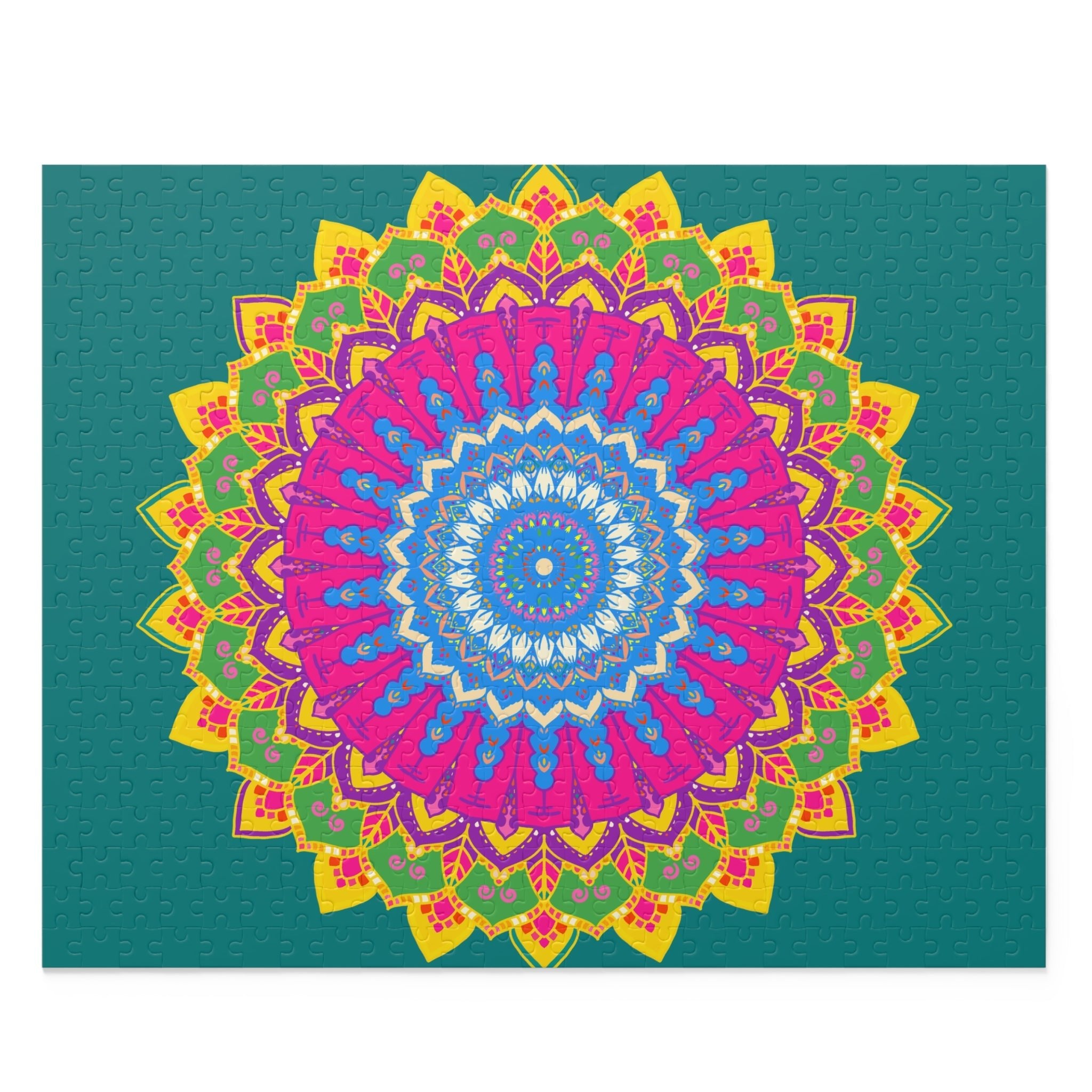 Mandala Art Puzzle - Intricate Design - 252/500 Pieces Puzzle - Blululi