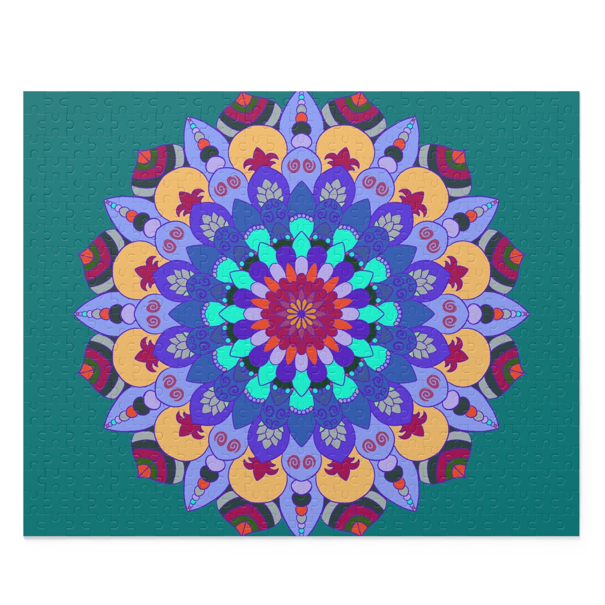 Mandala Art Puzzle - Intricate Design (252/500 Pieces) Puzzle - Blululi