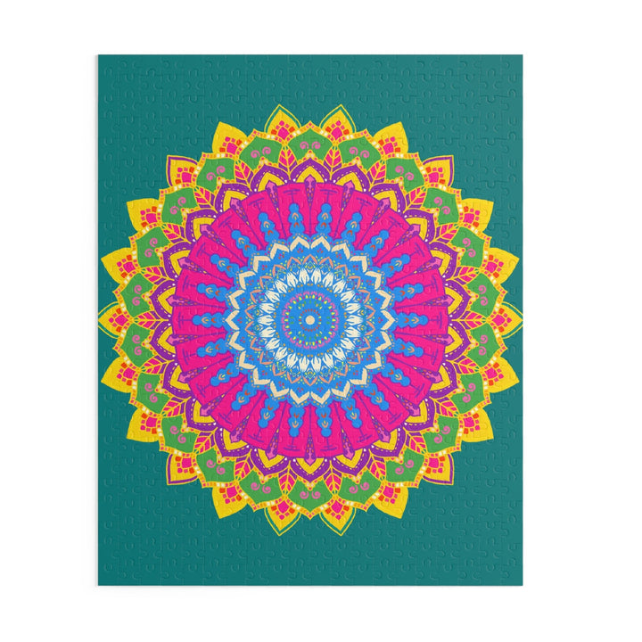 Mandala Art Puzzle - Intricate Design - 252/500 Pieces Puzzle - Blululi