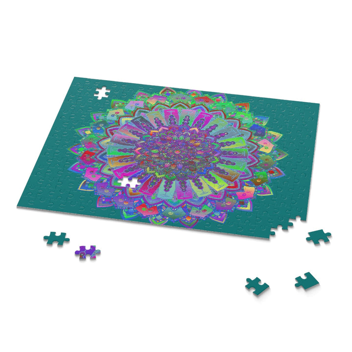 Mandala Art Puzzle - Intricate Design, 252/500 Pieces Puzzle - Blululi