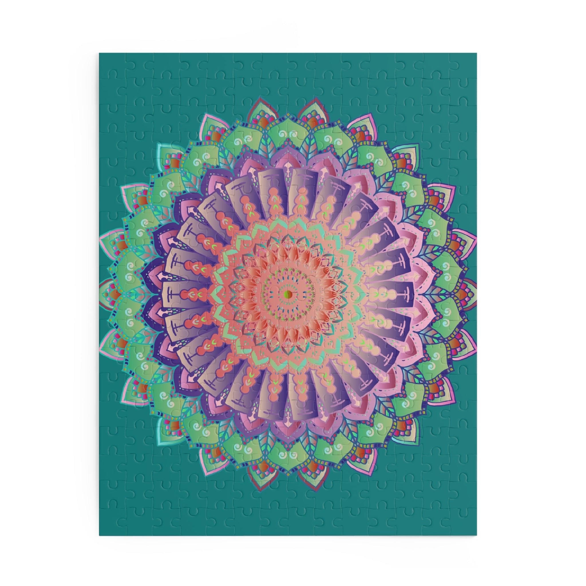 Mandala Art Puzzle - Vibrant & Calming (252/500 Pieces) Puzzle - Blululi