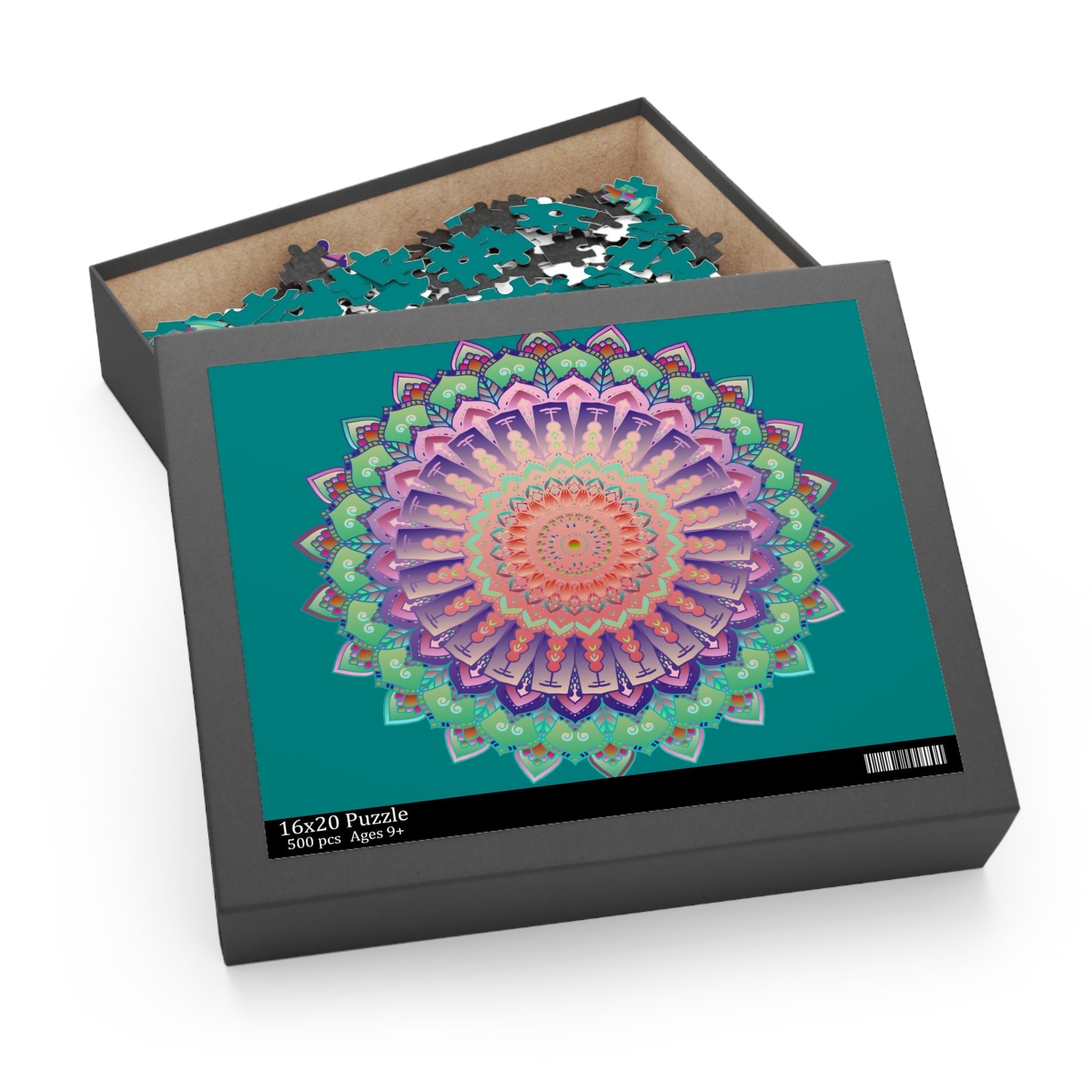 Mandala Art Puzzle - Vibrant & Calming (252/500 Pieces) Puzzle - Blululi