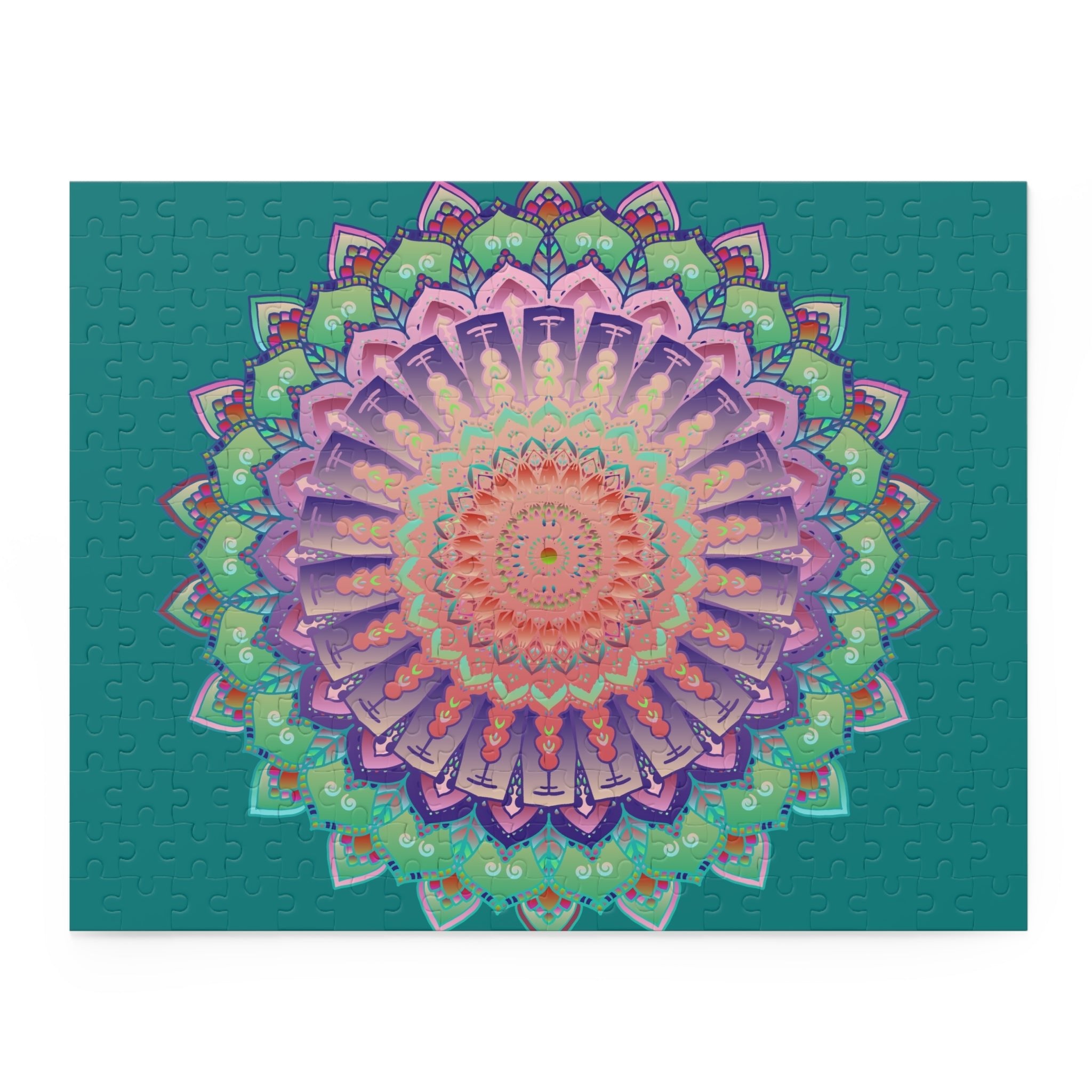 Mandala Art Puzzle - Vibrant & Calming (252/500 Pieces) Puzzle - Blululi