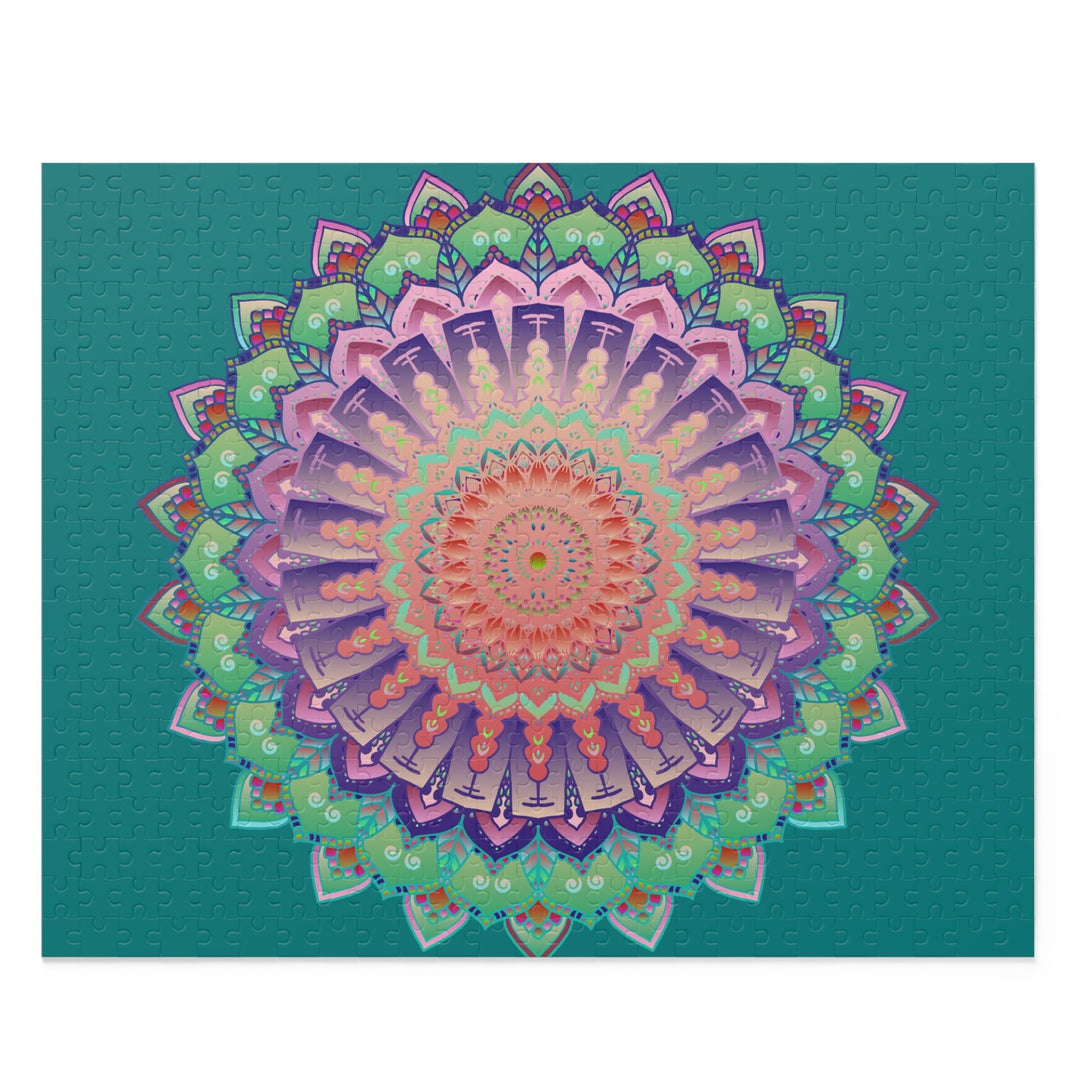 Mandala Art Puzzle - Vibrant & Calming (252/500 Pieces) Puzzle - Blululi